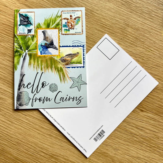 ESZTER'S CREATIONS- Hello from Cairns Postcard