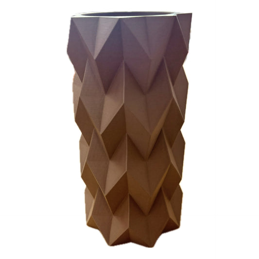 DWAYNSKI.3D - "Tessura" Vase - Coffee