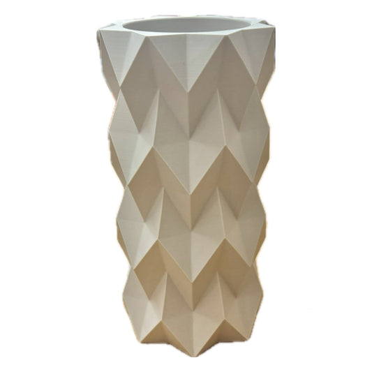 DWAYNSKI.3D - "Tessura" Vase - Cream