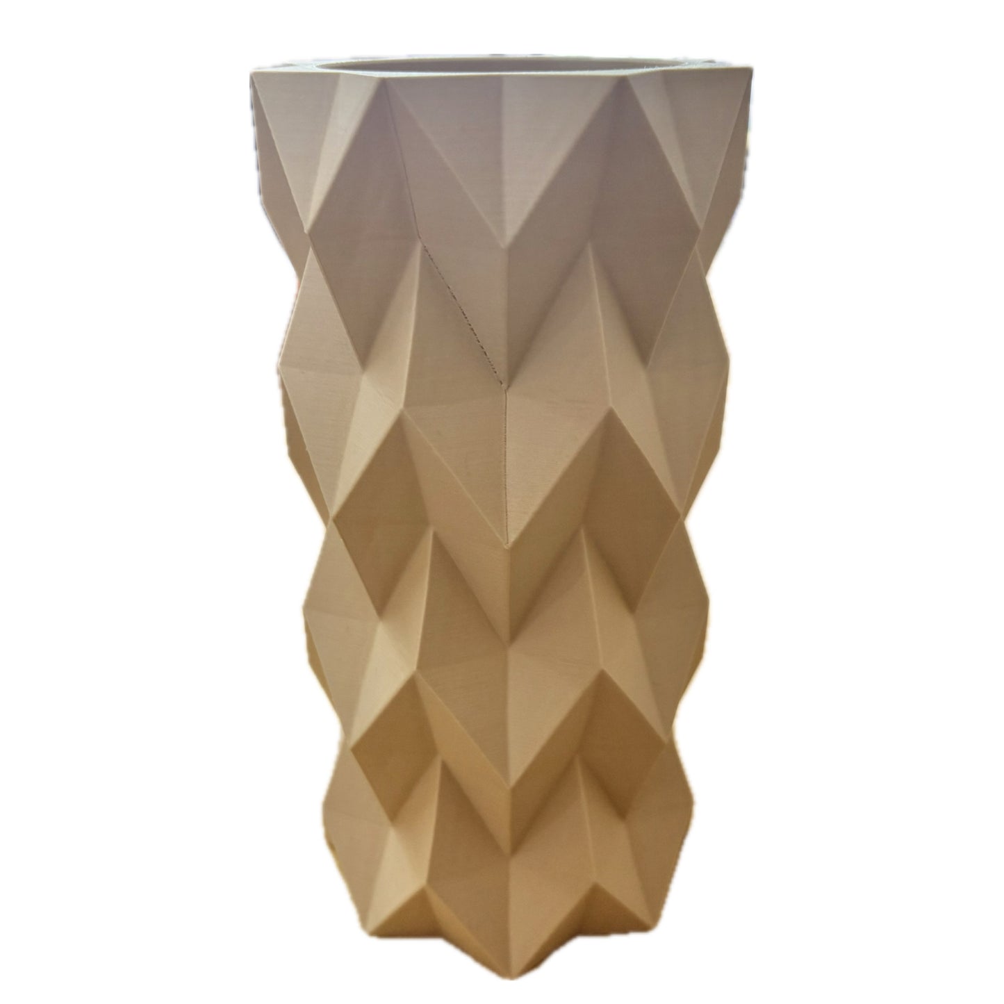 DWAYNSKI.3D - "Tessura" Vase - Mocha
