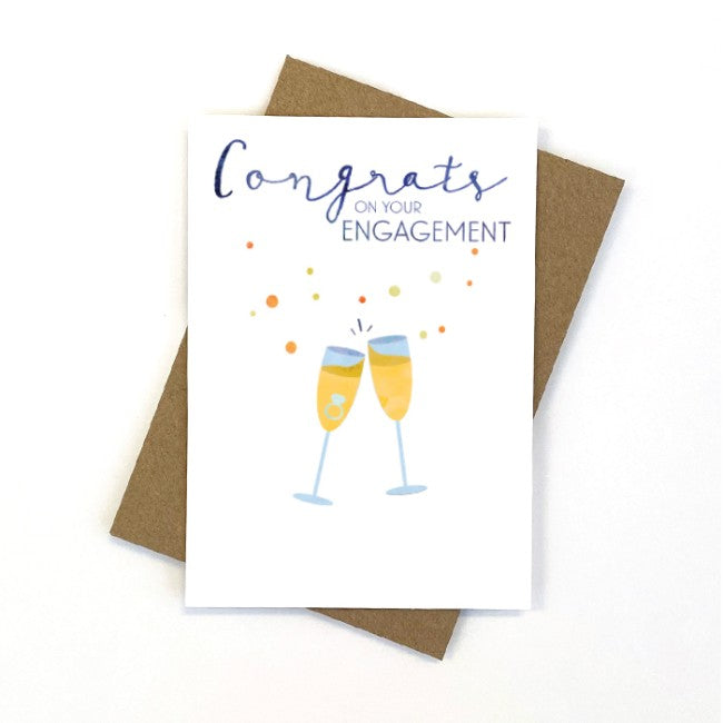 CANDLE BARK CREATIONS - Engagement Cheers Card