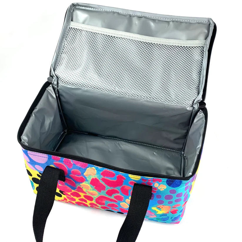 SISTA & CO. - Lunch Bag - Kasey Rainbow x Sista & Co. 'Electric Leopard' Lunch Bag LIMITED EDITION