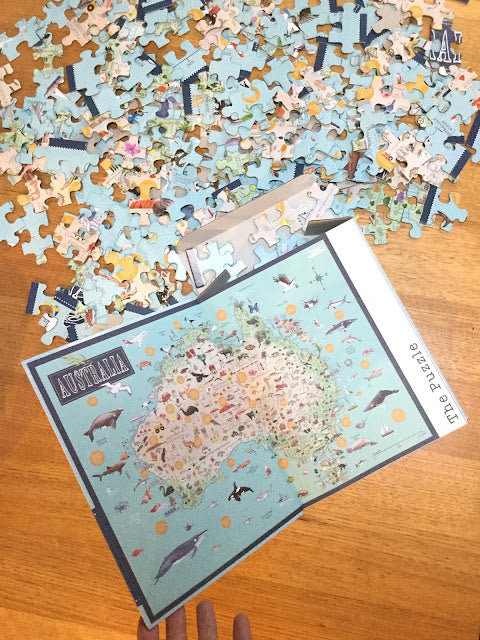 BOOKS & CO - Australia Map Puzzle by Tania McCartney