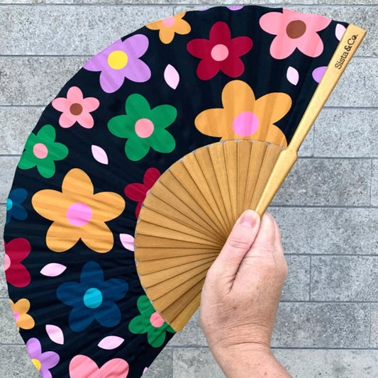 SISTA & CO. - BESPOKE HAND FANS - DAISIES FOR DAYS
