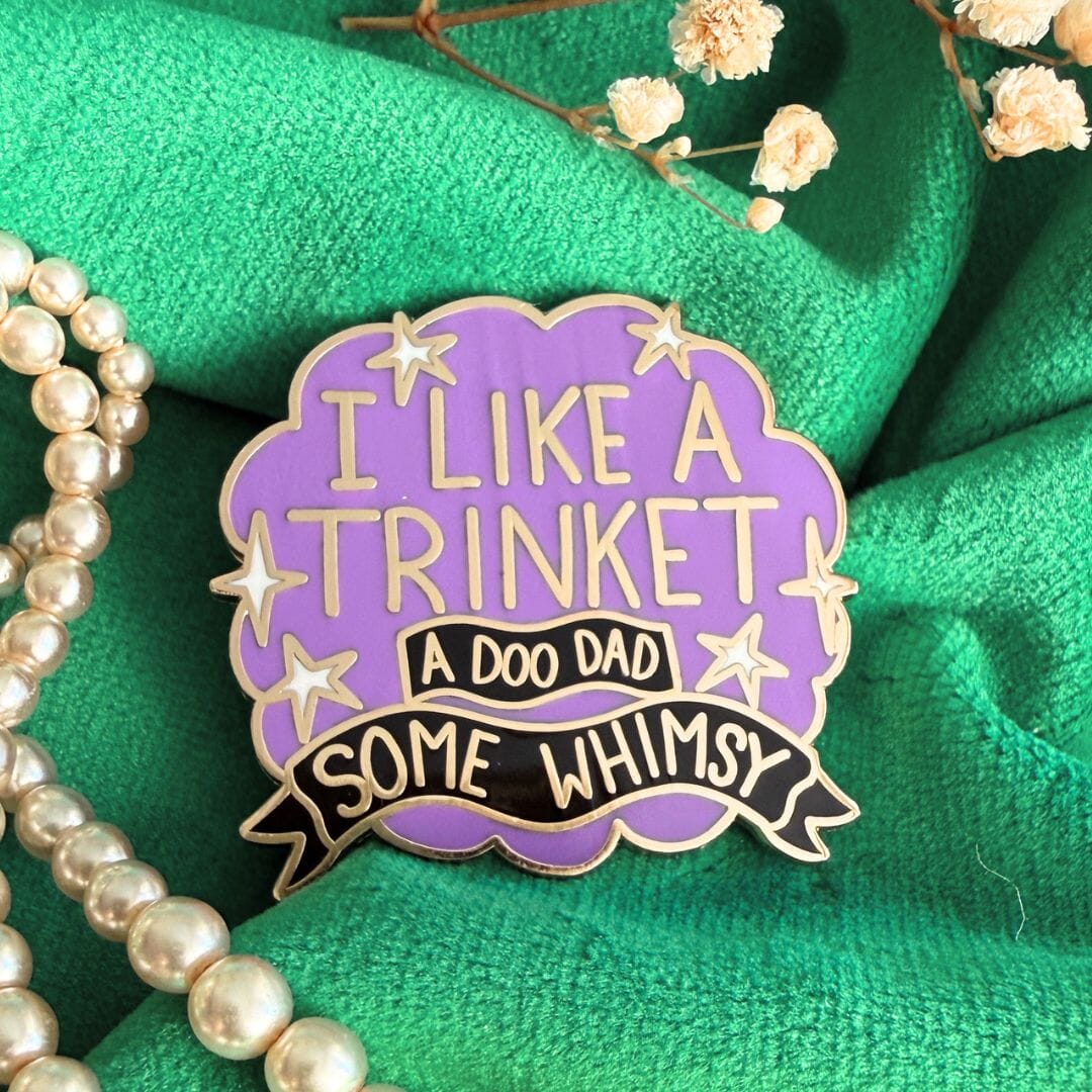 JUBLY-UMPH - "I Like A Trinket" - Lapel Pin