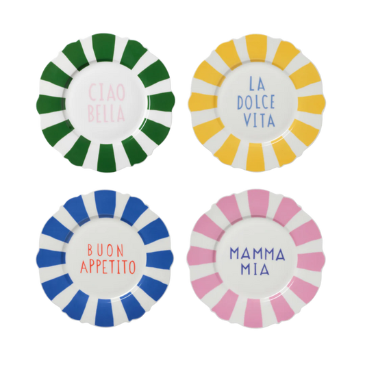 In The Roundhouse - "Italian" Side Plate Set
