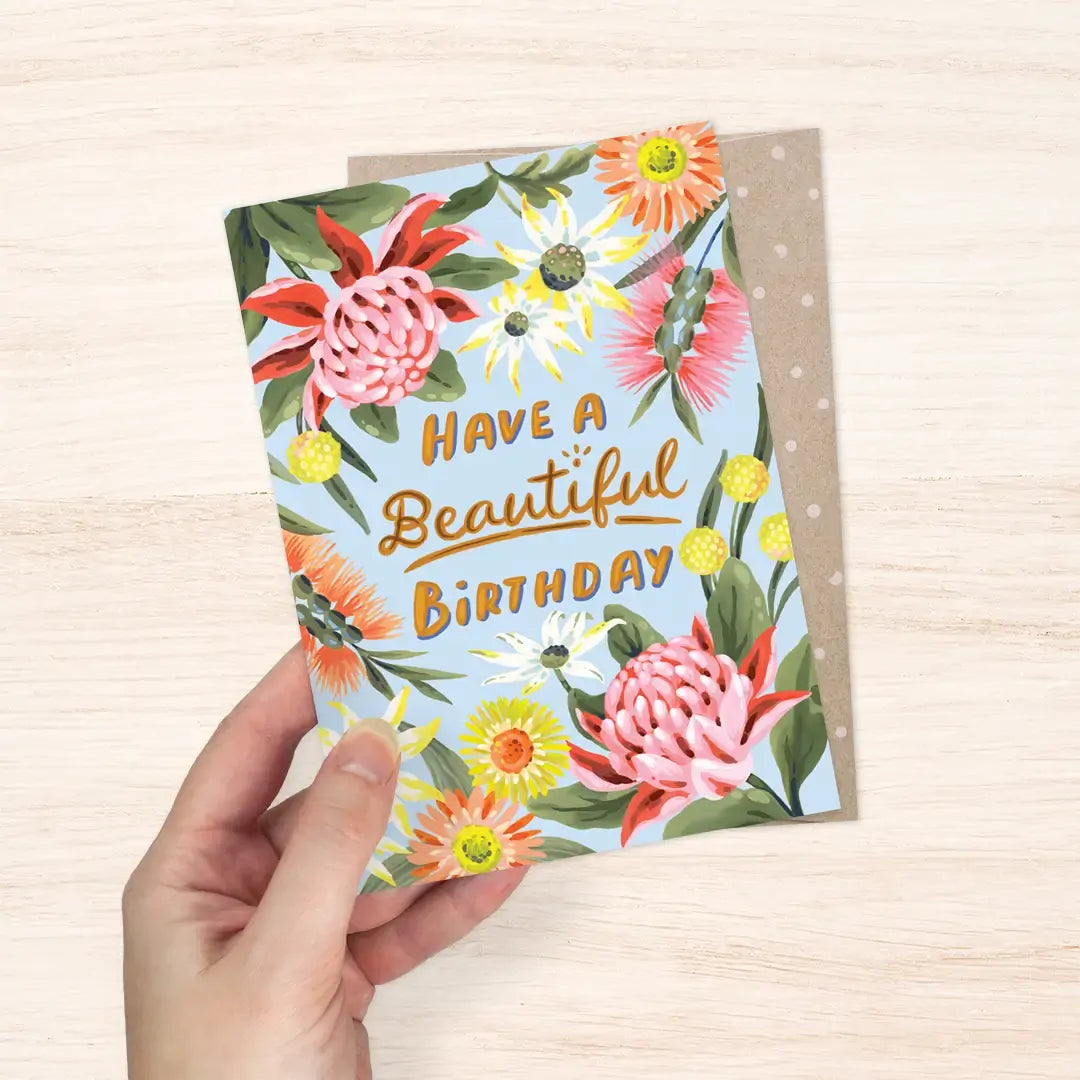 EARTH GREETINGS- Beaut Birthday Card