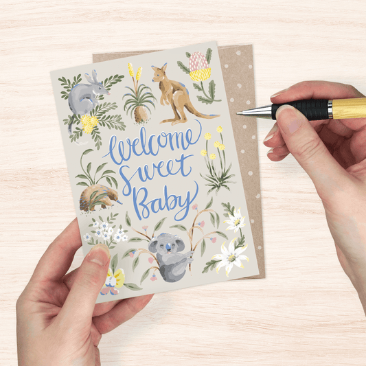 EARTH GREETINGS- Sweet Baby Card