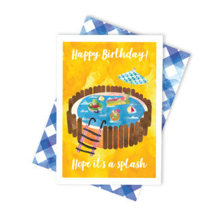 CANDLE BARK CREATIONS - MATILDA'S MILKBAR - JELLY POOL - Birthday Gift Card