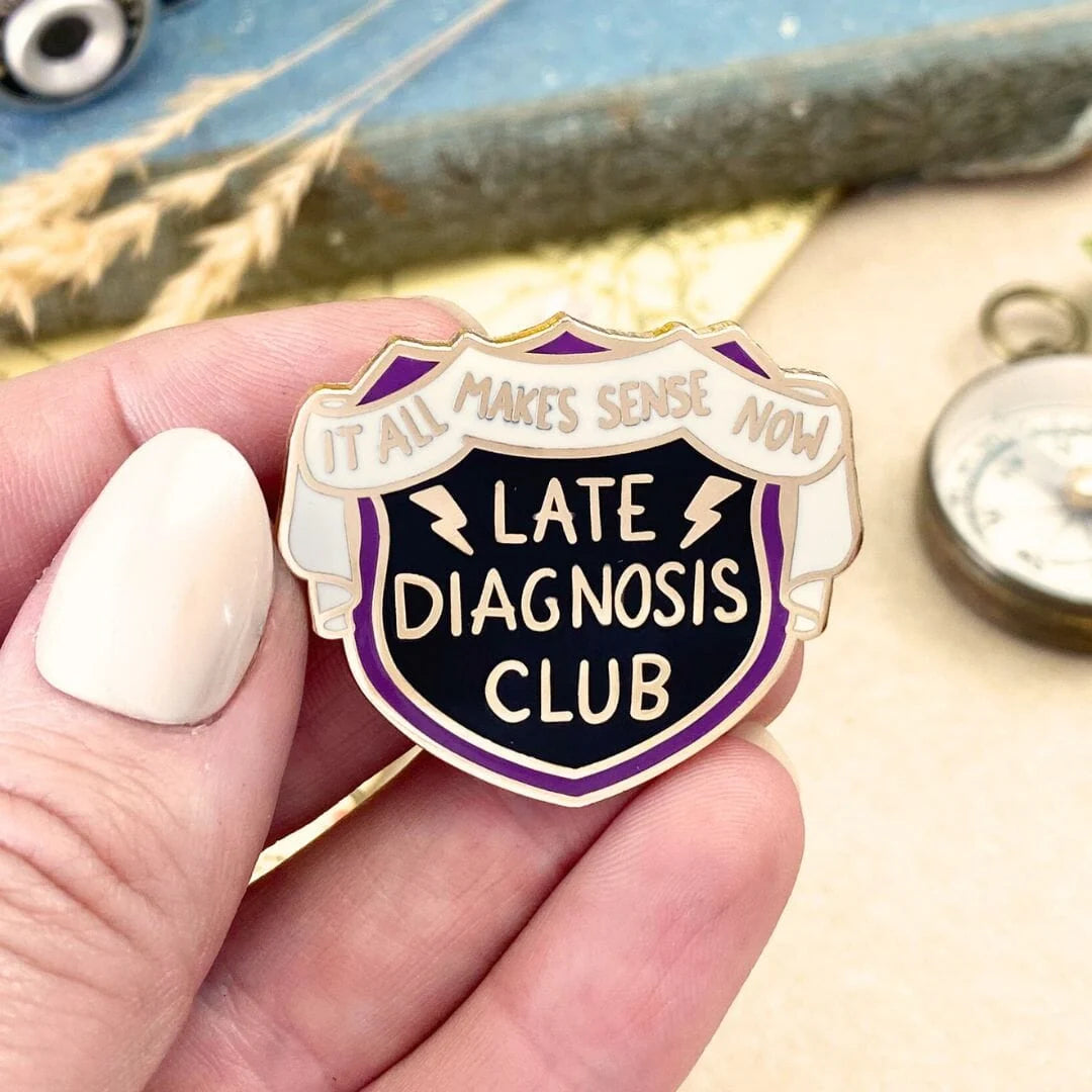JUBLY-UMPH - "Late Diagnosis Club" - Lapel Pin