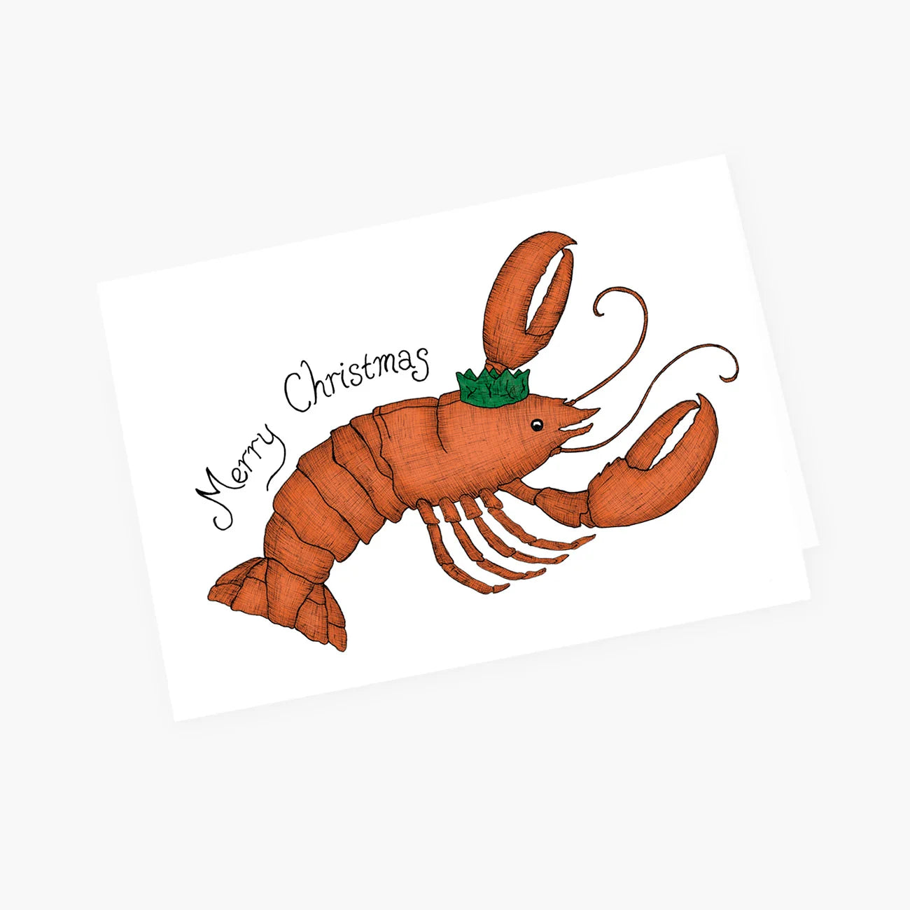 The Nonsense Maker- Lobster Christmas - Christmas Card