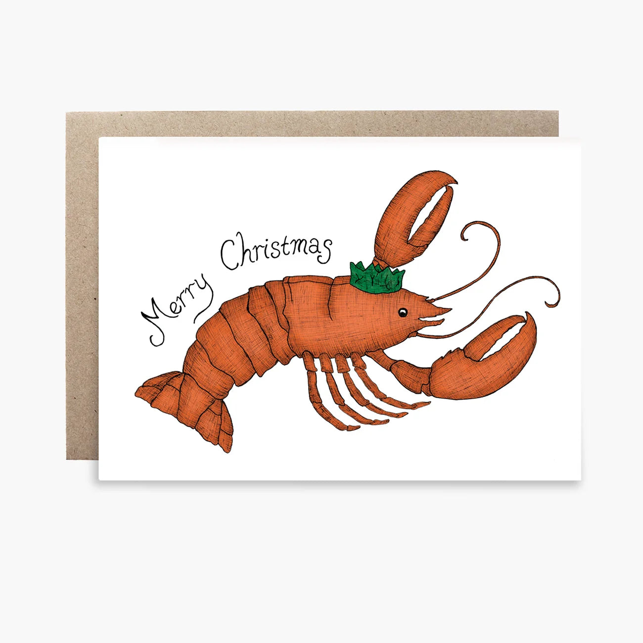 The Nonsense Maker- Lobster Christmas - Christmas Card