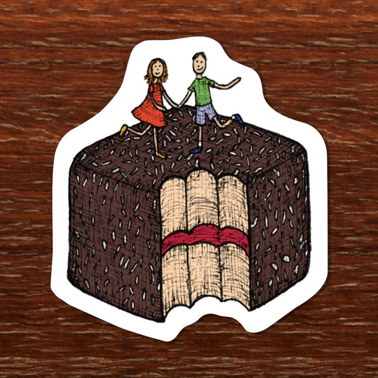 The Nonsense Maker- Lamington Magnet