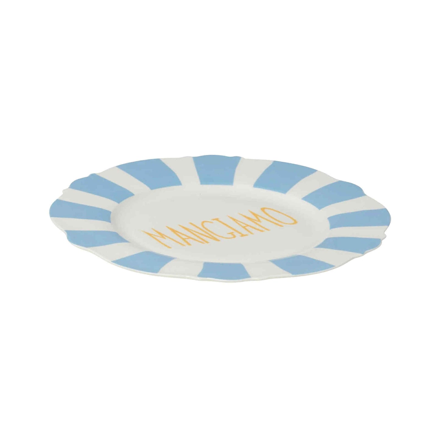 In The Roundhouse - "Mamma Mia Wave" Dinner Plate Set