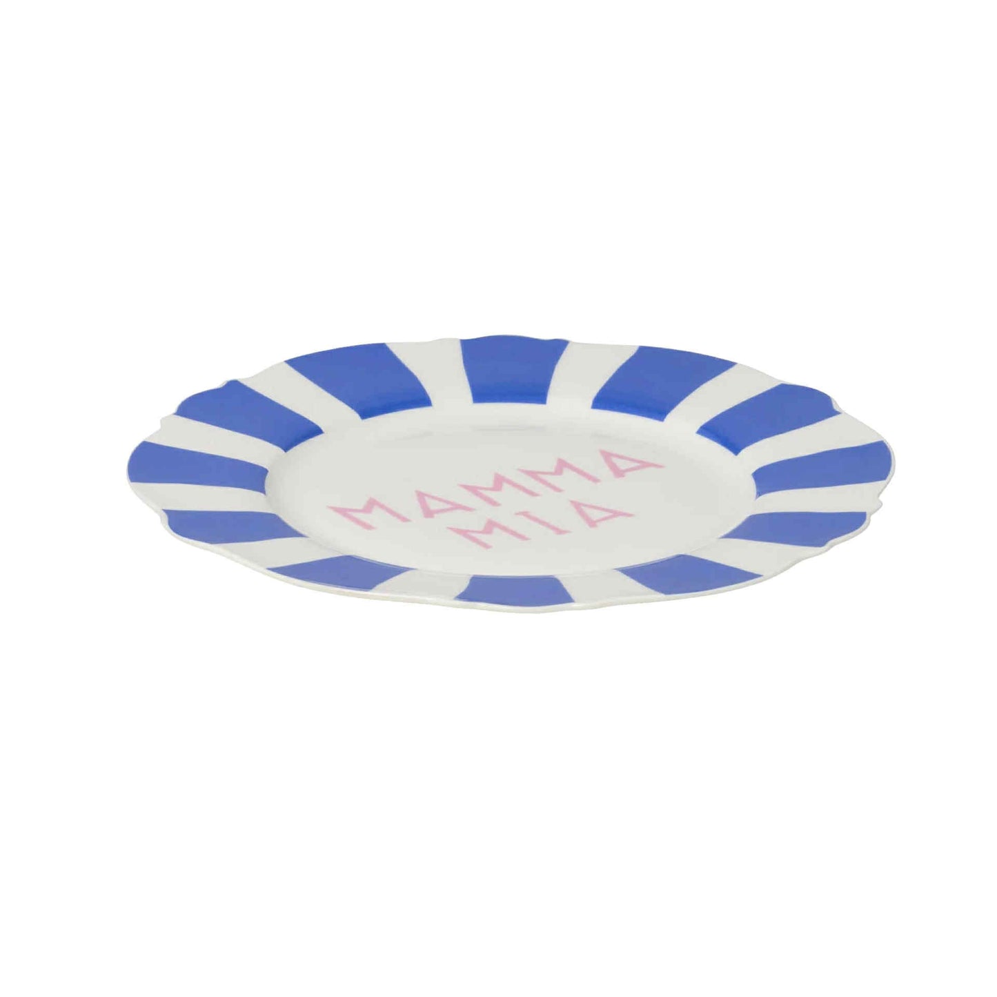 In The Roundhouse - "Mamma Mia Wave" Dinner Plate Set