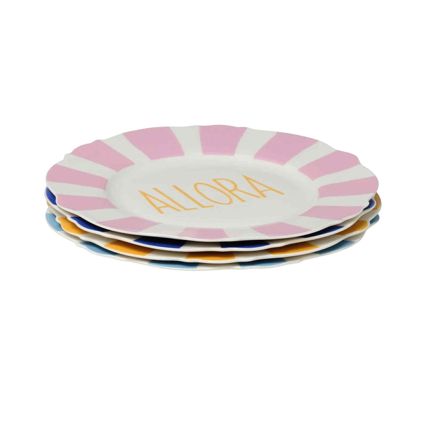 In The Roundhouse - "Mamma Mia Wave" Dinner Plate Set