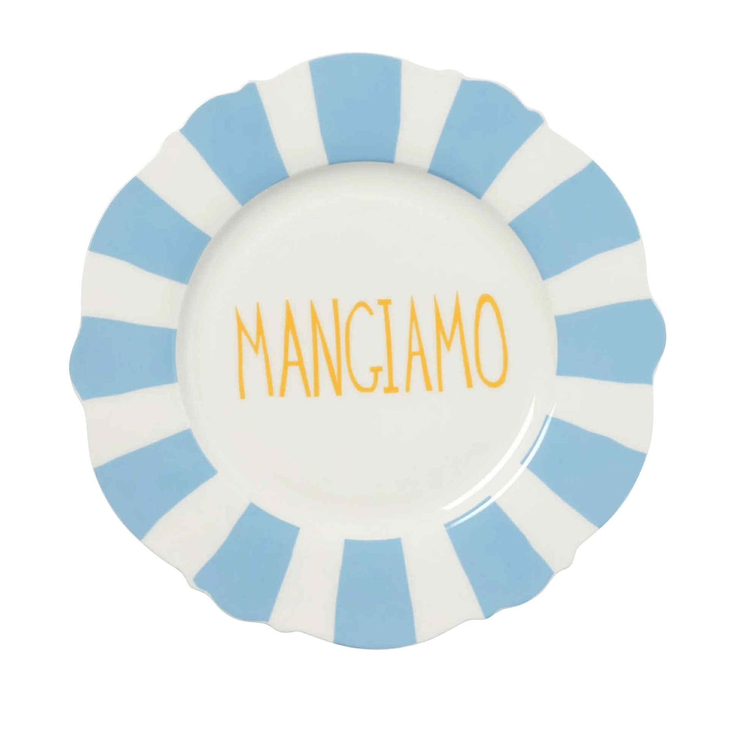 In The Roundhouse - "Mamma Mia Wave" Dinner Plate Set