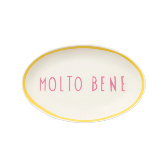 In The Roundhouse - "Molto Bene" Oval Tray Small