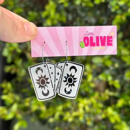 LITTLE OLIVE CREATES - Mystical Witch Tarot Cards Dangles