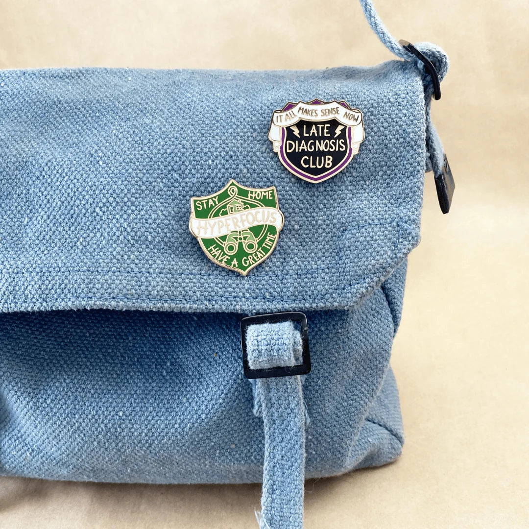 JUBLY-UMPH - "Late Diagnosis Club" - Lapel Pin
