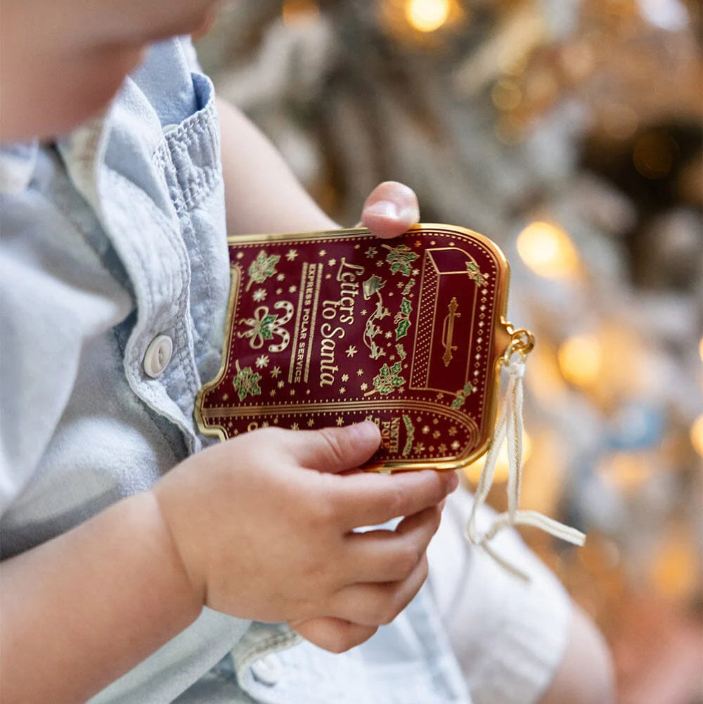 BESPOKE LETTERPRESS - Santa's Mailbox Enamel Ornament