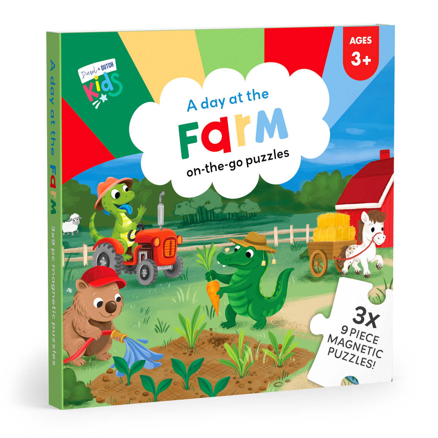 DIESEL AND DUTCH - On The Farm - On The Go Magnetic Puzzles