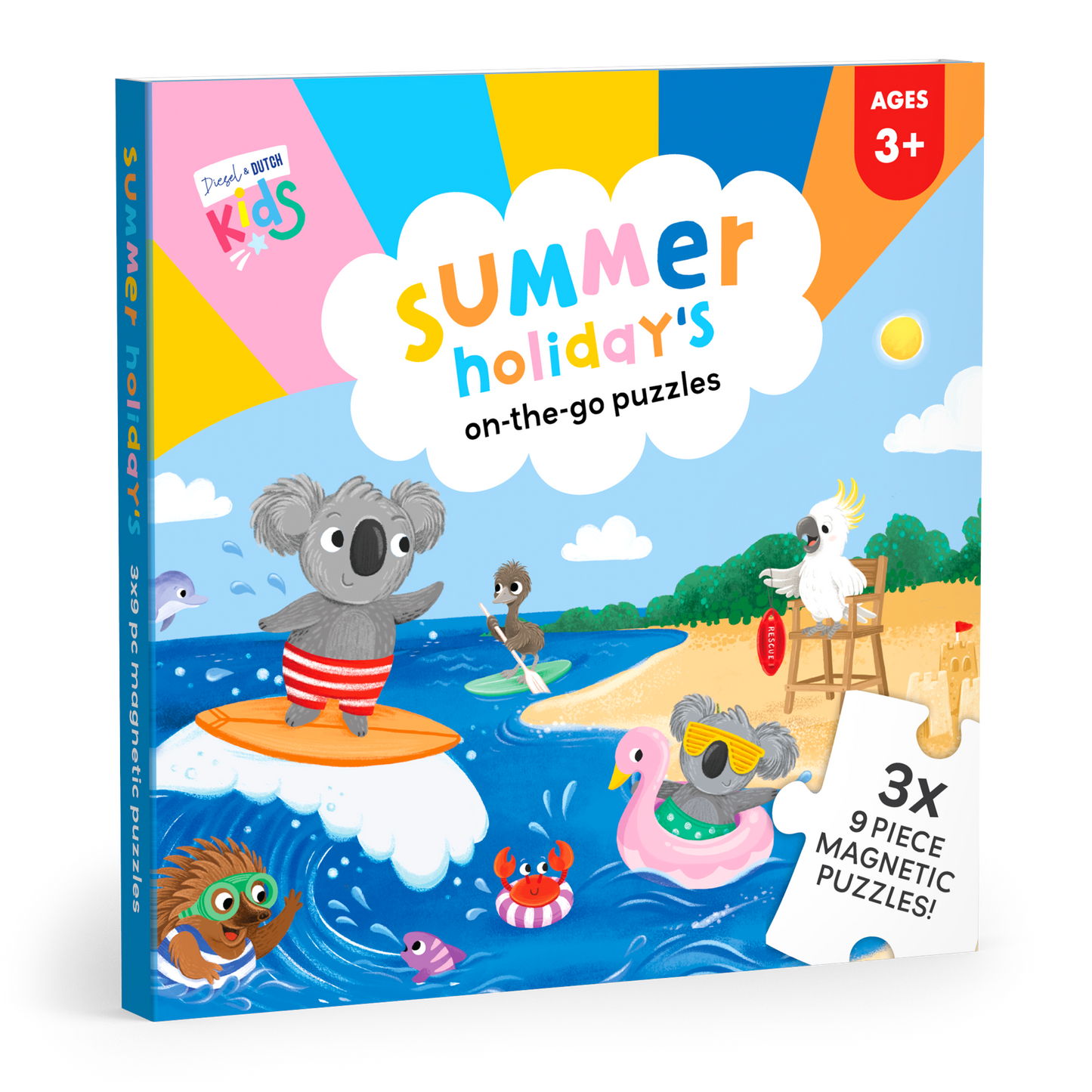 DIESEL AND DUTCH - Farm Life - Summer Holidays - On The Go Magnetic Puzzles