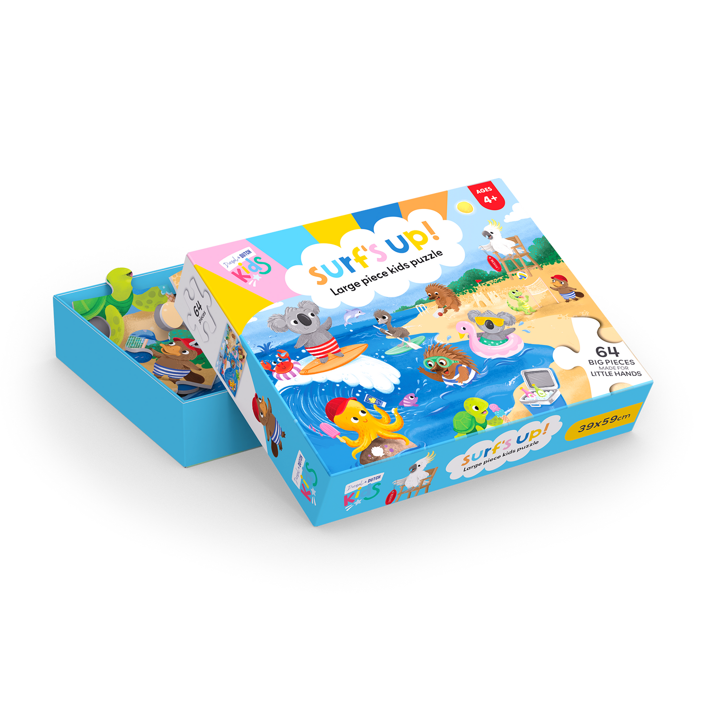 DIESEL AND DUTCH - Surf's Up - 64pc Jigsaw Puzzle