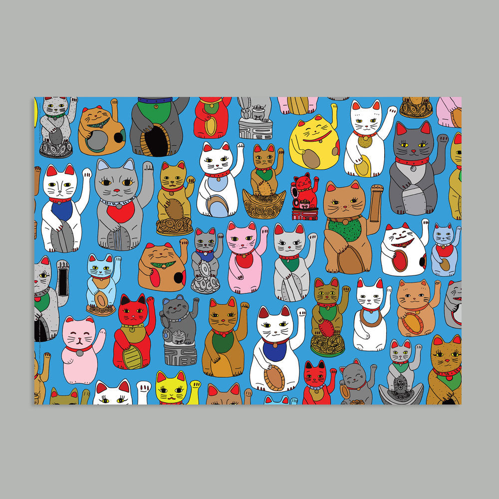 AHD - LUCKY CATS poster/wrap