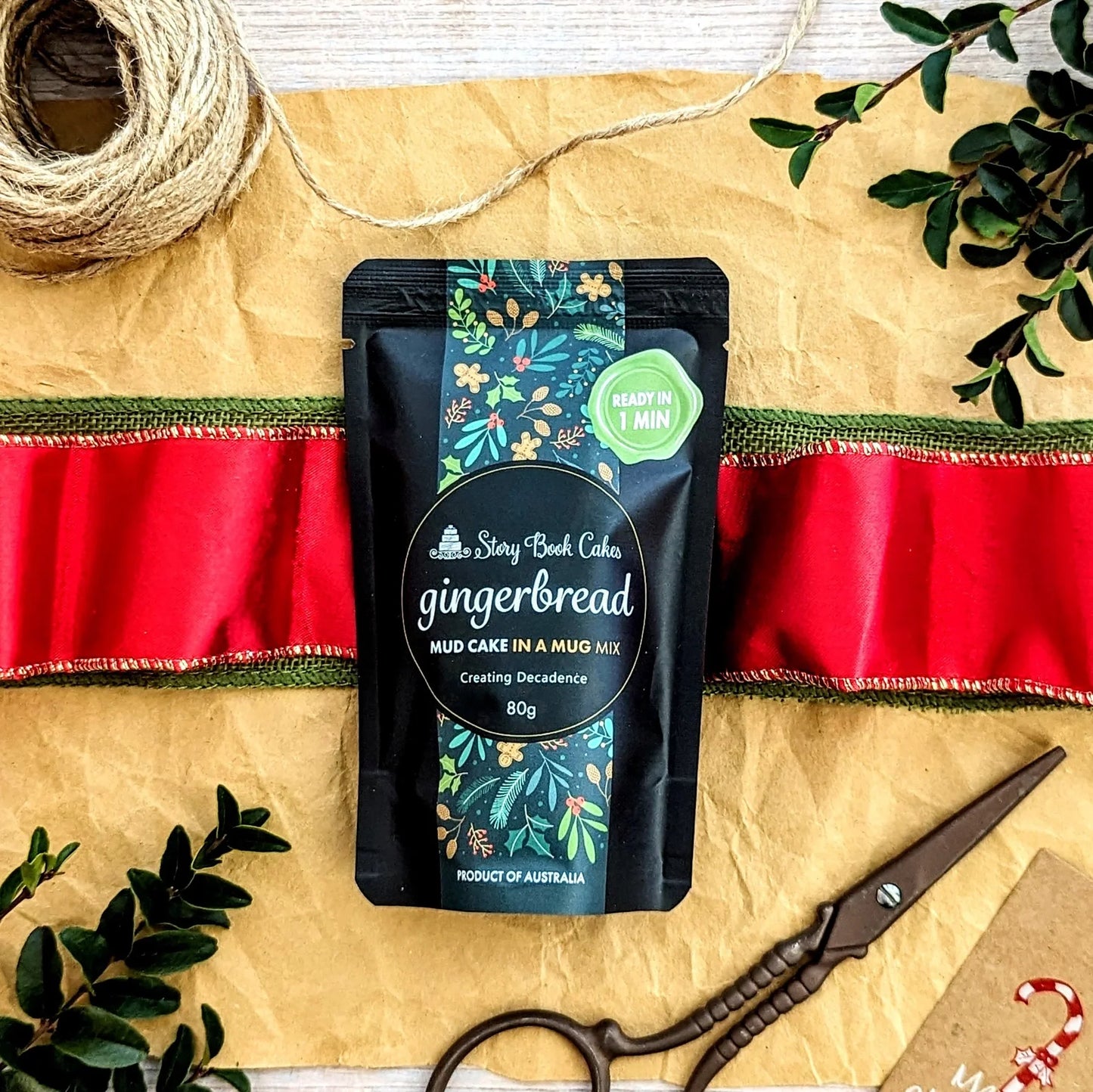 STORYBOOK CAKES - Gingerbread Mud Cake in a Mug