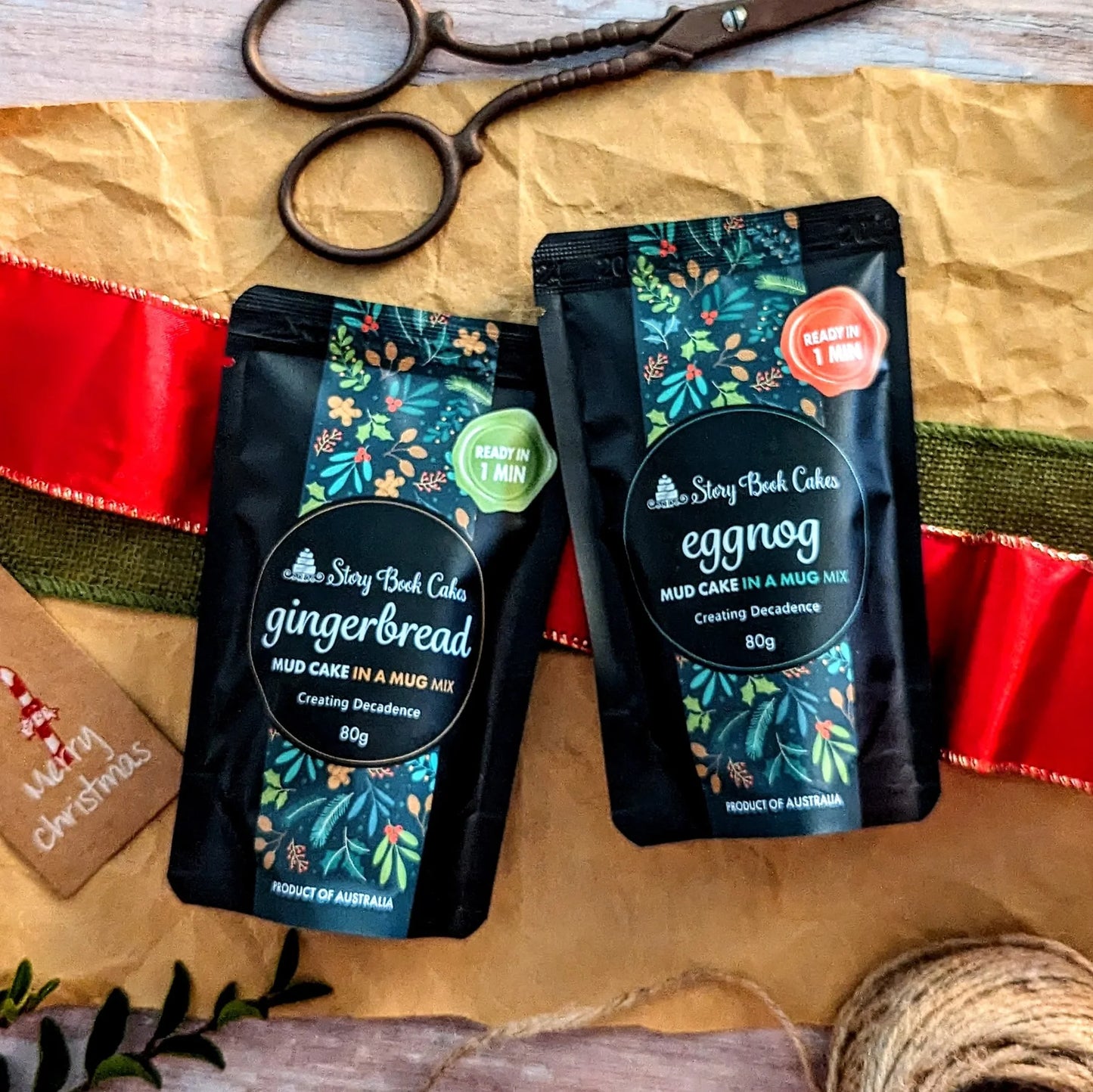 STORYBOOK CAKES - Gingerbread Mud Cake in a Mug