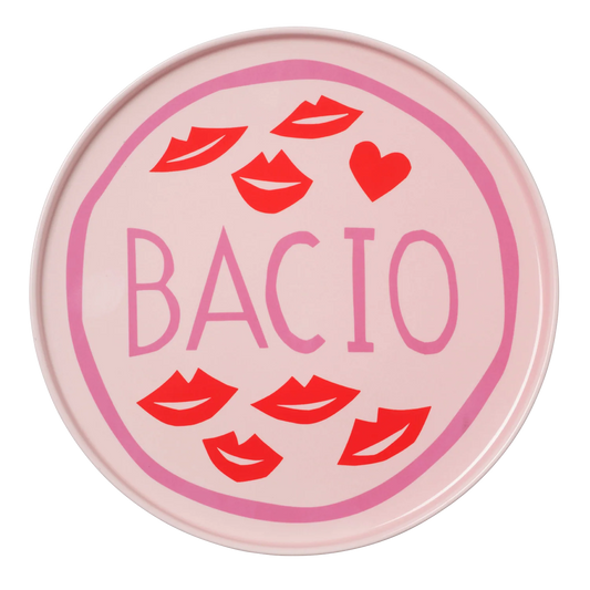 In The Roundhouse - "Bacio" Plate Pink