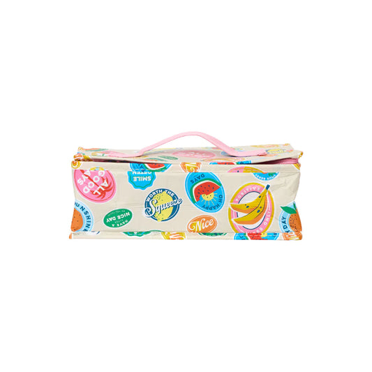PROJECT TEN - "The Take Away"- "Fruit Stickers" Insulated Lunch Bag