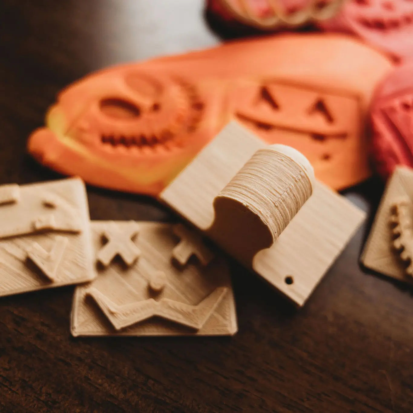KINFOLK PANTRY- Pumpkin Stamp Play Bundle Halloween Eco Playdough Tools