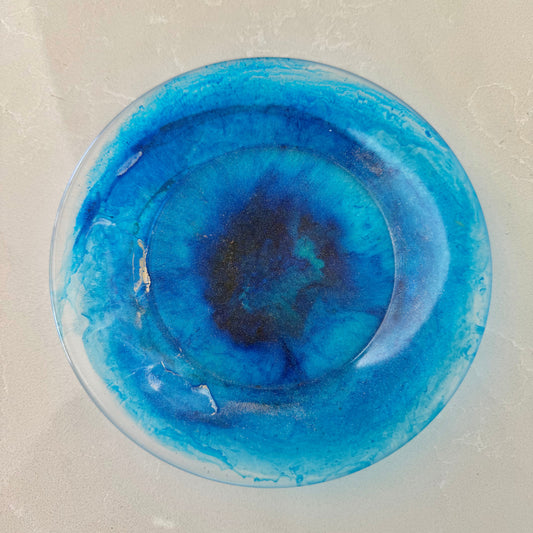 BRENDA STONE ART - Round Resin Side Plate