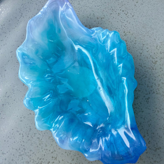 BRENDA STONE ART - Resin Shell Wave Dish
