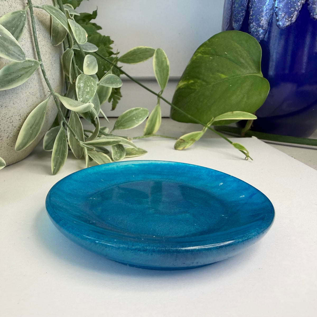 BRENDA STONE ART - Mini Round Resin Plate 1