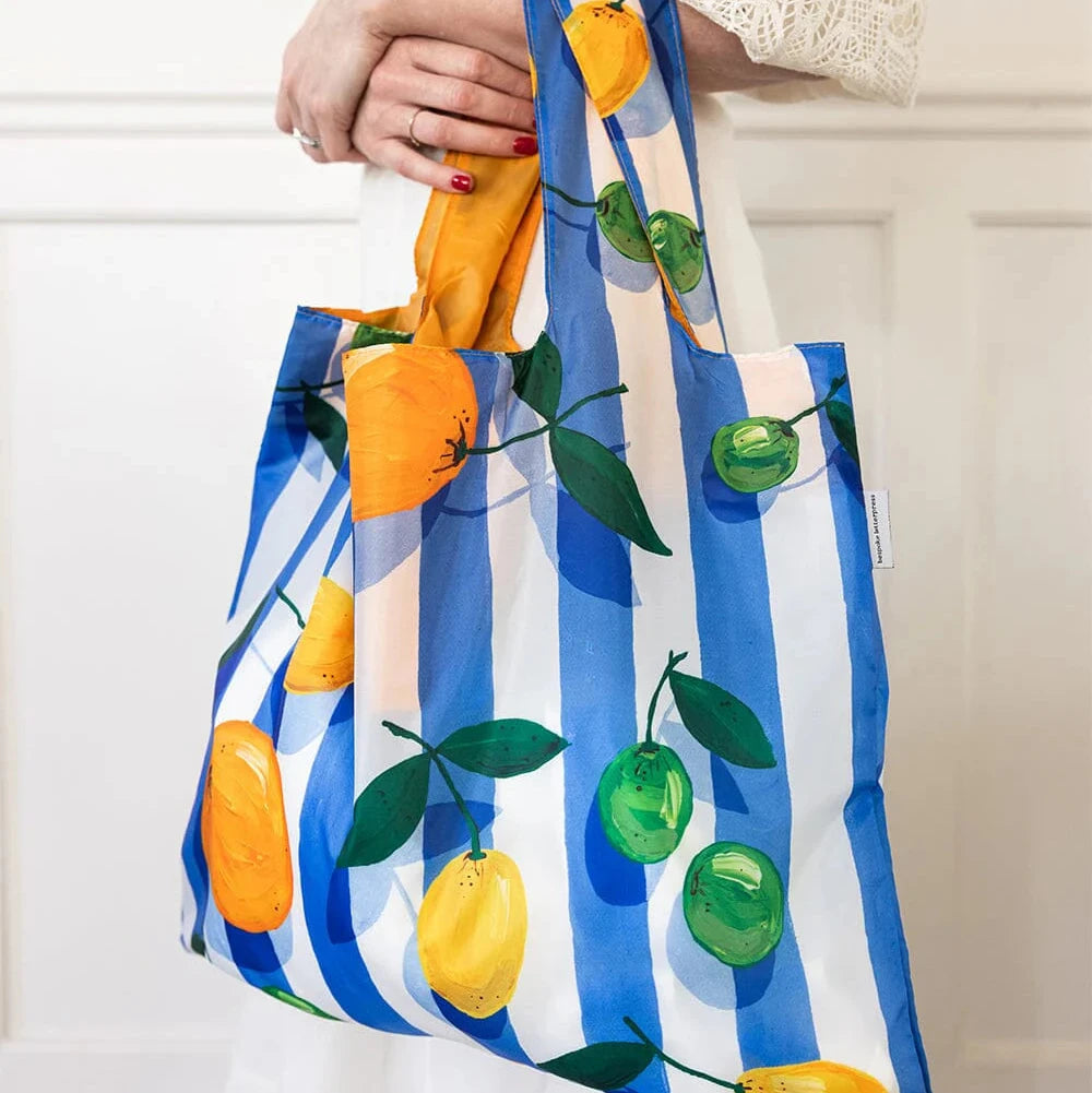 BESPOKE LETTERPRESS - Citrus - Reusable Large Shopping Bag