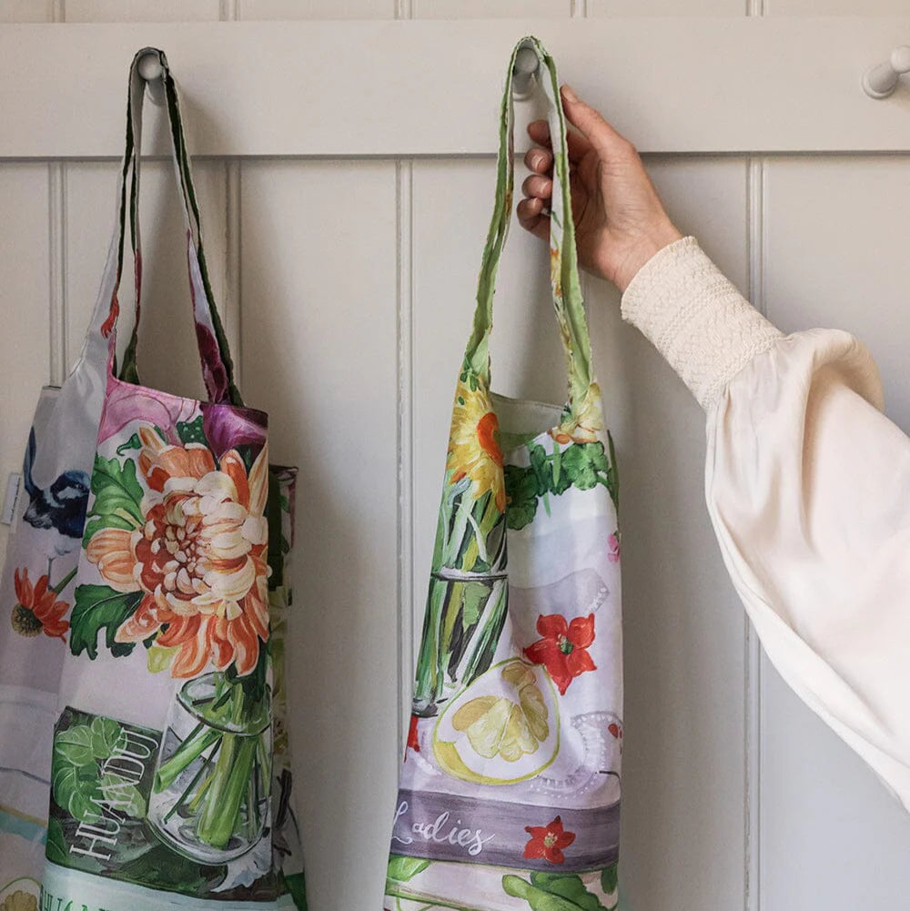 BESPOKE LETTERPRESS - Native Wildflowers - Reusable Large Shopping Bag