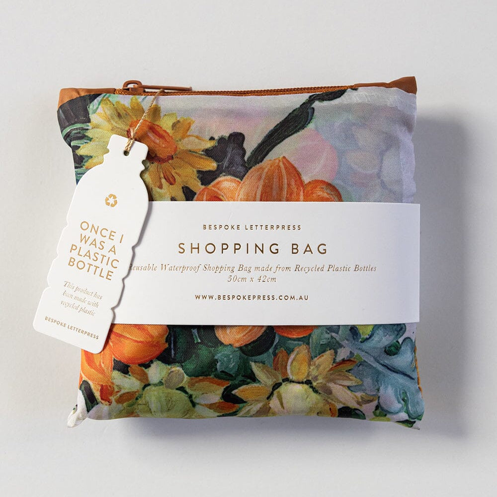 BESPOKE LETTERPRESS - Early February Bouquet - Reusable Large Shopping Bag
