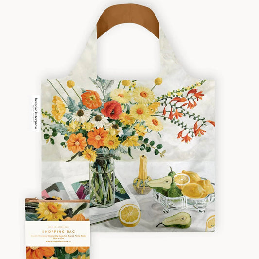 BESPOKE LETTERPRESS - Early February Bouquet - Reusable Large Shopping Bag
