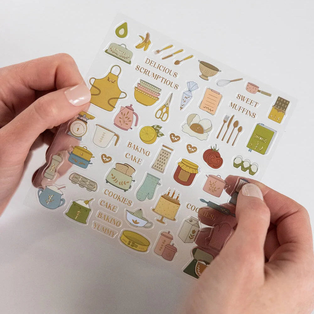 BESPOKE LETTERPRESS - Baking Sticker Sheet