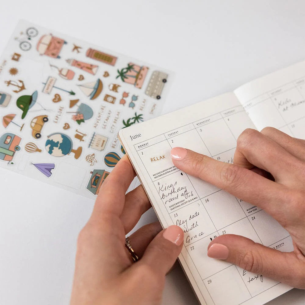 BESPOKE LETTERPRESS - Travel Sticker Sheet