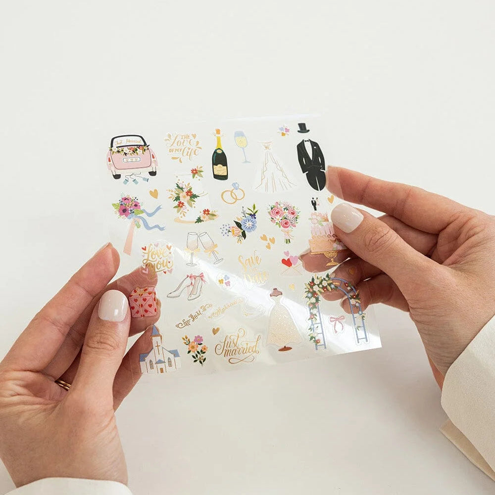BESPOKE LETTERPRESS - Wedding Sticker Sheet