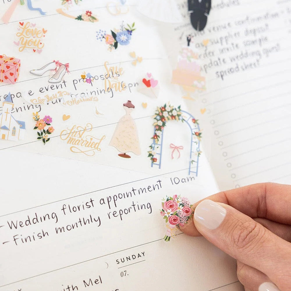 BESPOKE LETTERPRESS - Wedding Sticker Sheet