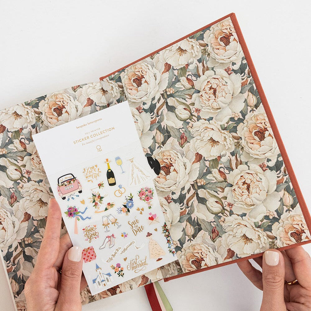 BESPOKE LETTERPRESS - Wedding Sticker Sheet