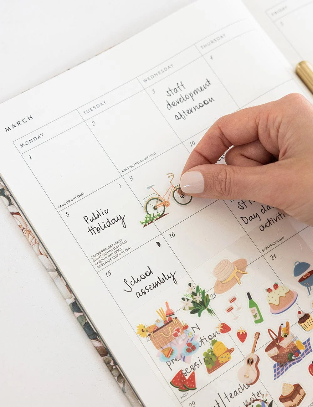 BESPOKE LETTERPRESS - Picnic Sticker Sheet