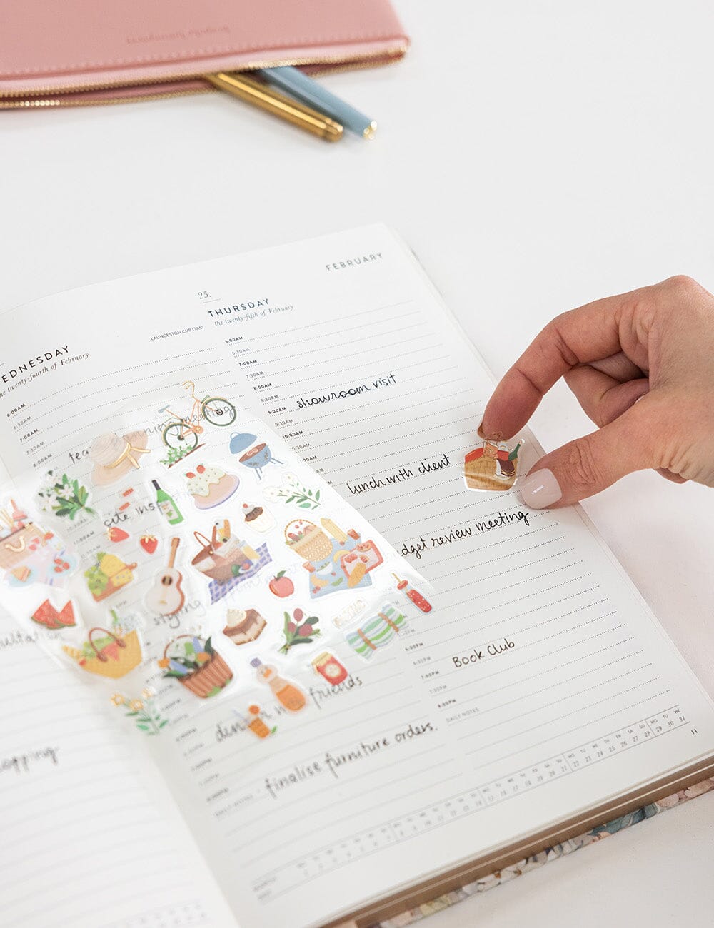 BESPOKE LETTERPRESS - Picnic Sticker Sheet