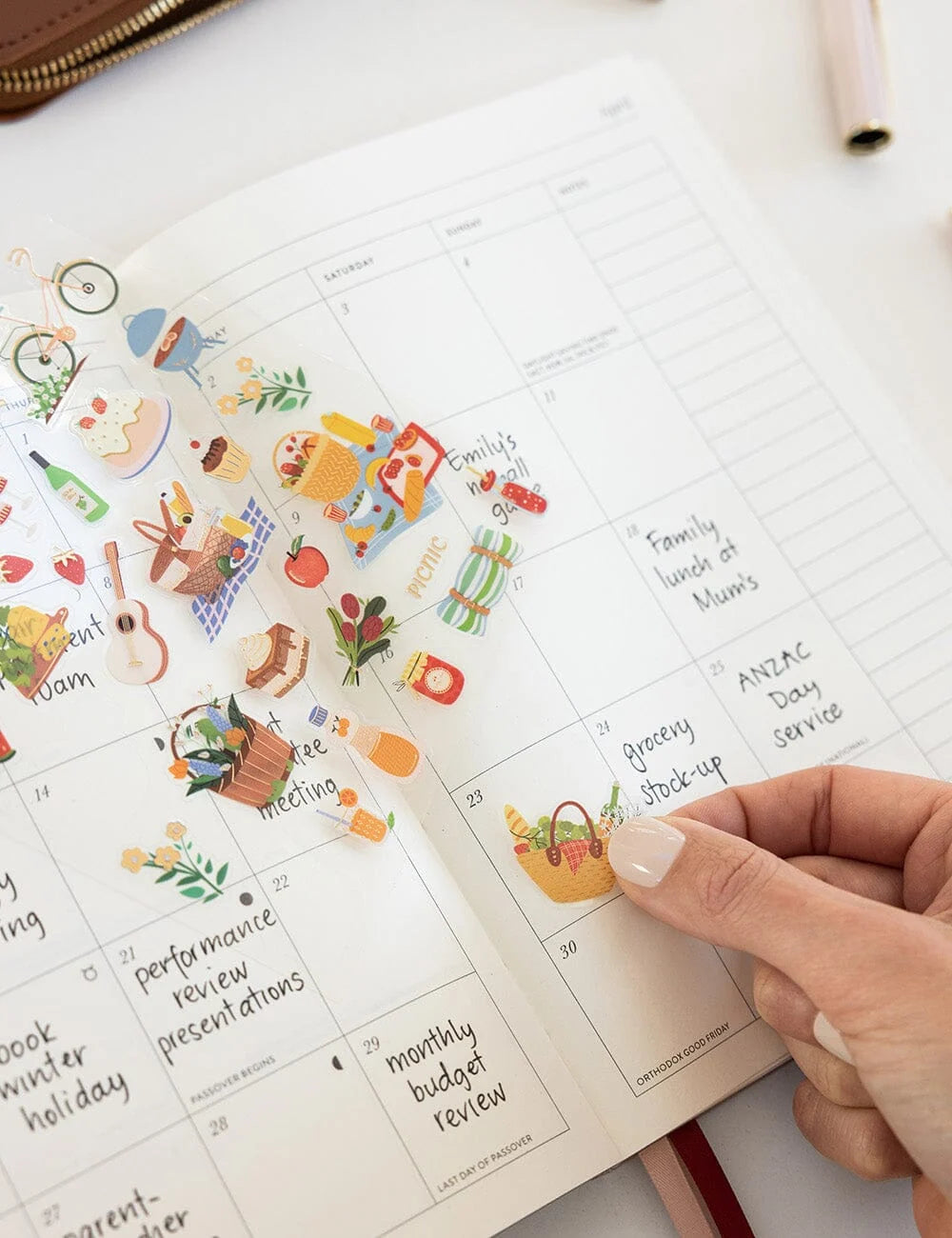BESPOKE LETTERPRESS - Picnic Sticker Sheet