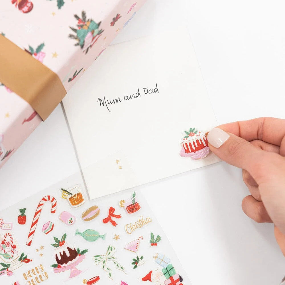 BESPOKE LETTERPRESS - "Christmas Sweets" Sticker Collection